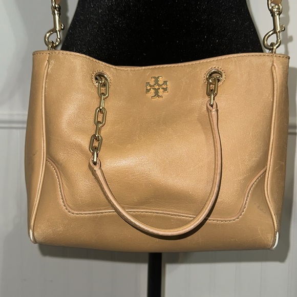 TORY BURCH
Leather Chain-Link Handle Bag - Picture 3 of 12